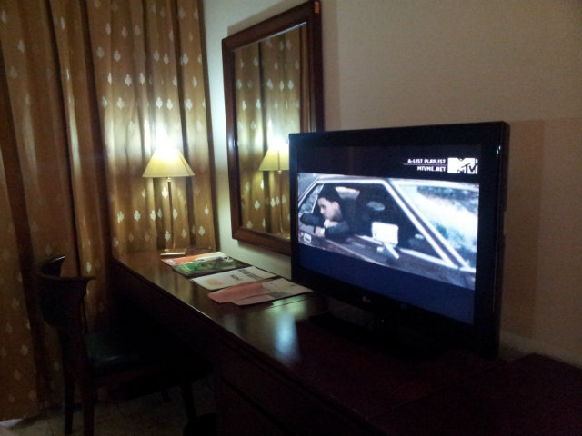 desk area in Transcorp Calabar hotel room