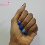 Nail Art:  Boundless Blue